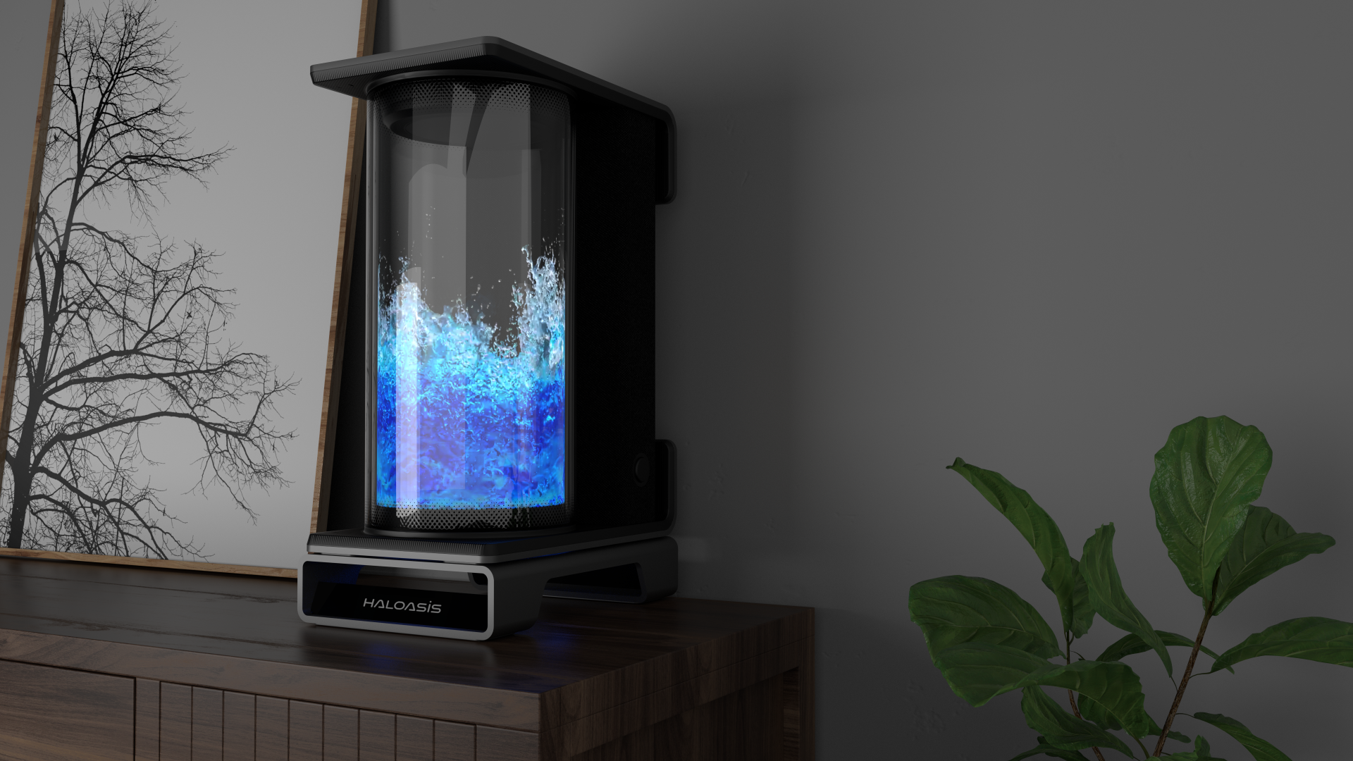 Haloasis A1 vertical display